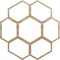 Ekena Millwork Florin Wood Fretwork Pierced Ceiling Medallion, Red Oak, 20"OD x 7"ID x 3/8"T CMWP20X20X0375FORO - alternate 1